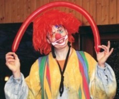 Spaßmacher Clown Öern Modellierballons Luftballontiere Ballonkünstler