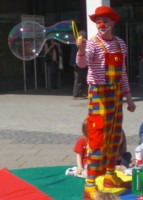 Seifenblasenknstler Clown Bob Bubble