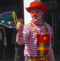 Seifenblasenknstler Clown Bob Bubble