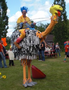 Camelus, der bunte Vogelstrau&szlig;
