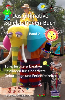 Buch mit Spielstationen fr Kinderfest