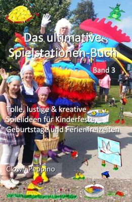 Buch mit Spielstationen fr Kinderfest