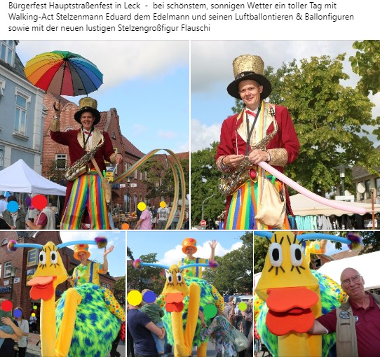 Brgerfest Hauptstraenfest in Leck