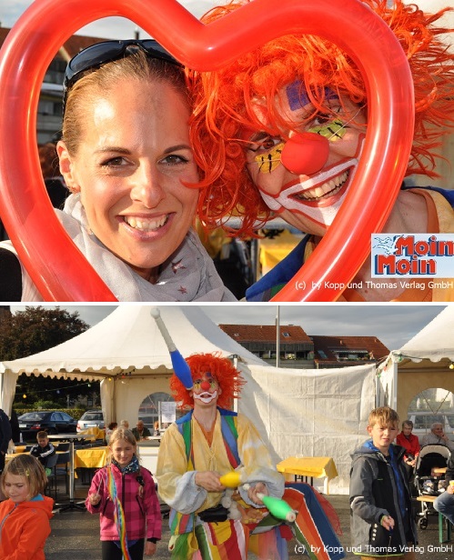 Hafenfest Schleswig Stadtwerke Hafen Lichterfest Schleilichter Clown Kinderclown
