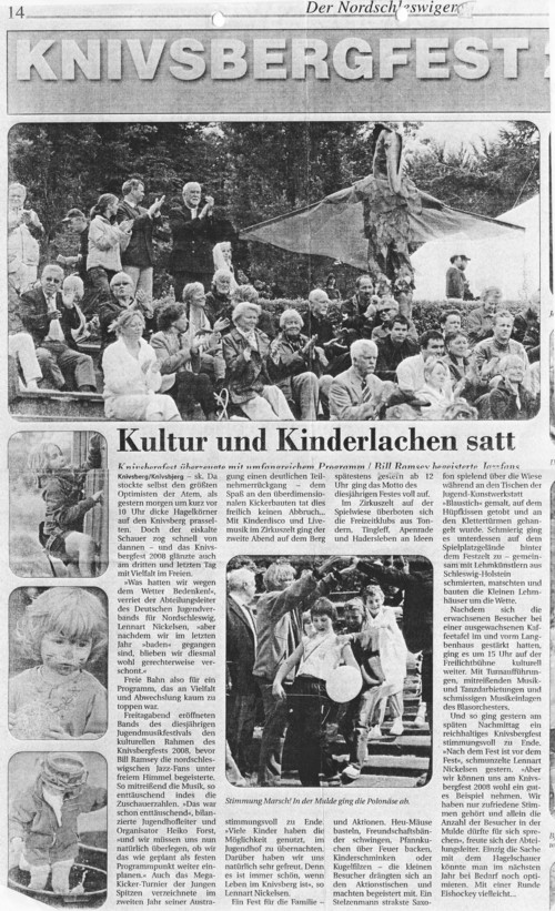 Zeitungsbericht