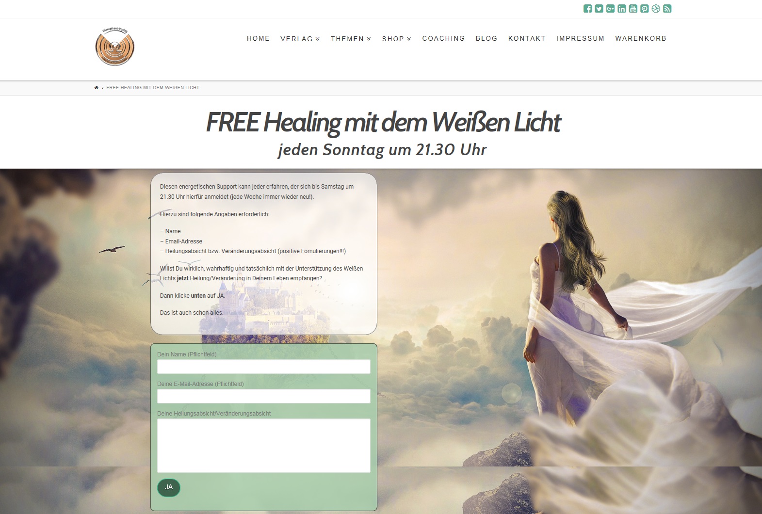 FREE Healing mit dem Weien Licht, Weies Licht White Light