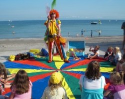 Spaßmacher-Clown Öern Beachparty in groenbrode DJ Wolfgang2