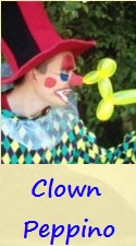 Clown Peppino Unterhalter fr Kinder
